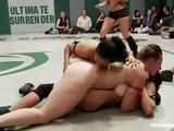 wrestling slut is almost cumming